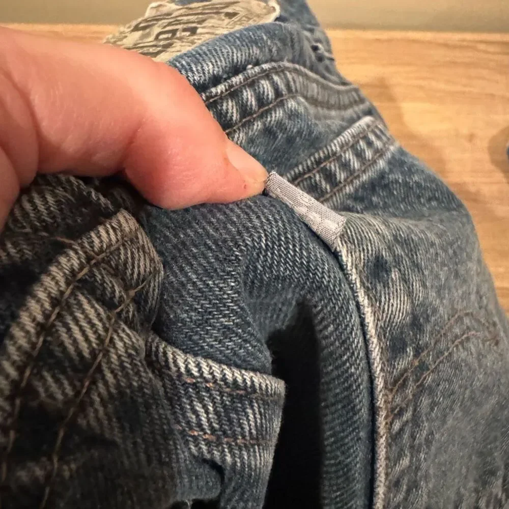 Vintage 90s Levi’s Silvertab Straight & Narrow Leg Jeans 36/34 - Picture 11 of 12